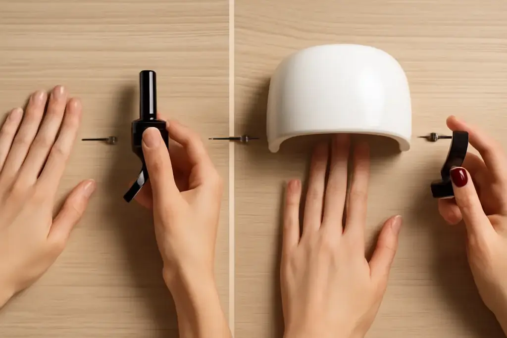 Passaggi per una manicure semipermanente a casa: la sequenza giusta che evita sbavature