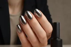 Nail art con effetti cromati: il dettaglio professionale per una manicure d’impatto senza eccessi