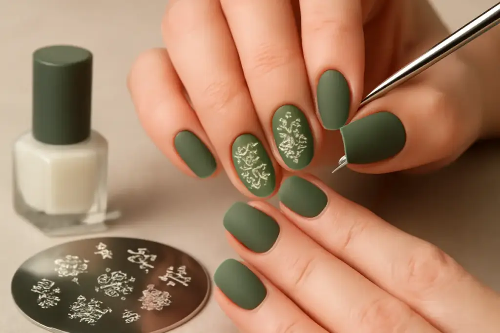 Stampe su unghie e finish opaco: i passaggi per un effetto elegante senza perdita di colore