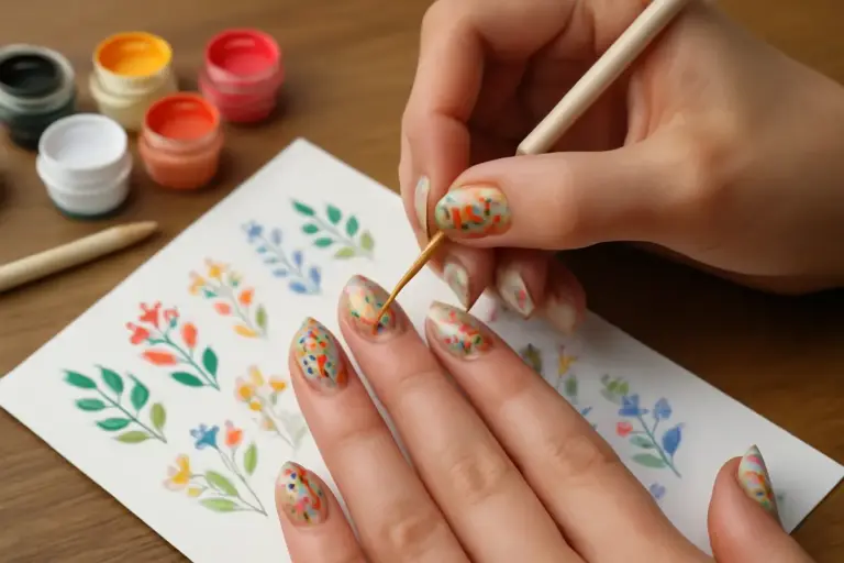 Dipingere dettagli floreali sulle unghie: la guida pratica per ottenere trame realistiche e colorate