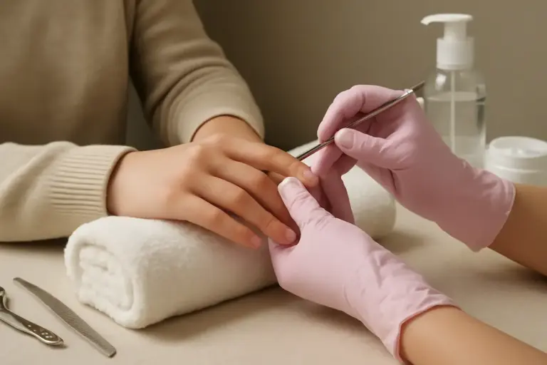 Proteggere le mani durante la manicure: accorgimenti pratici che prevengono irritazioni e sensibilizzazioni