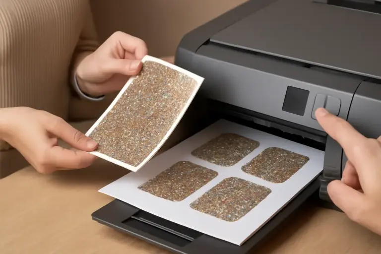 Posso usare decorazioni glitterate con stampanti digitali? Scopri il trucco per una resa uniforme