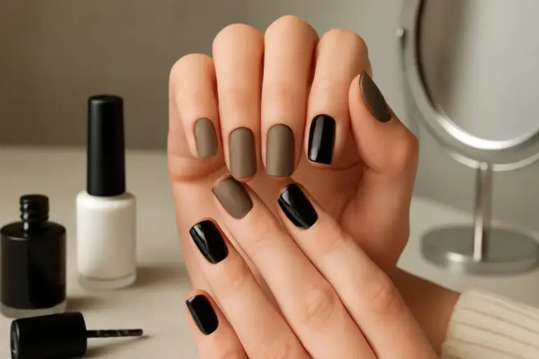 Mixare finish lucidi e opachi in una manicure: consigli utili per un effetto contemporaneo e curato
