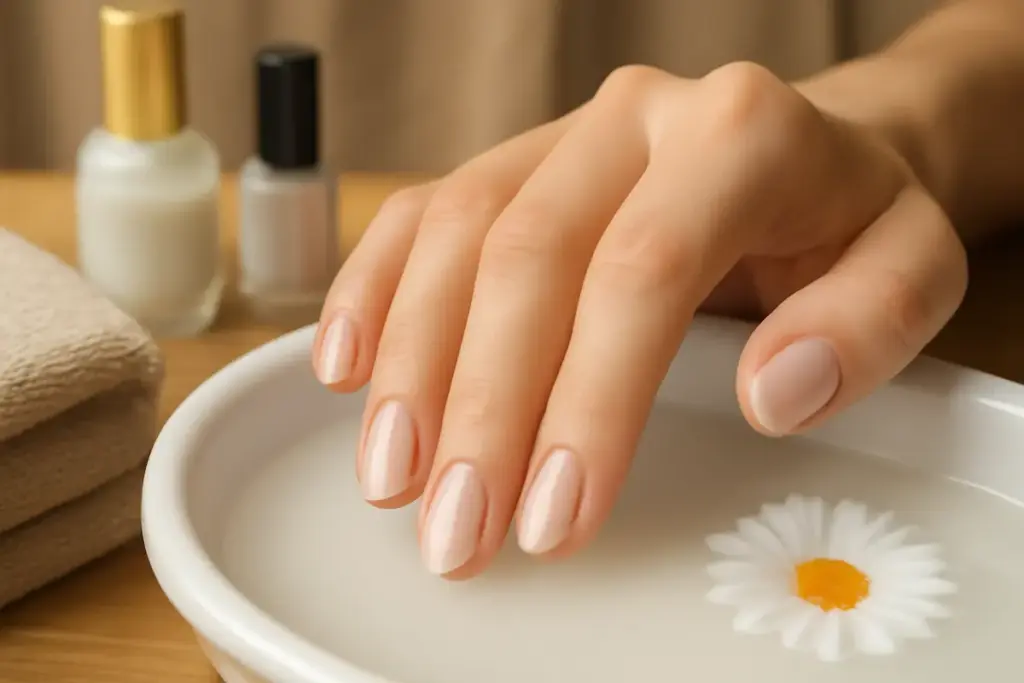 Cosa sono le unghie milk bath? Il trucco per una manicure elegante dal finish naturale